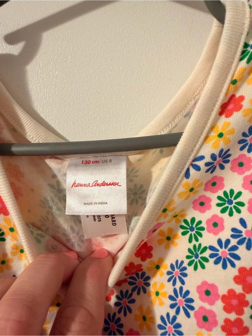 Hanna Andersson Multicolor Tiny Floral Dress — Size 8 / 130